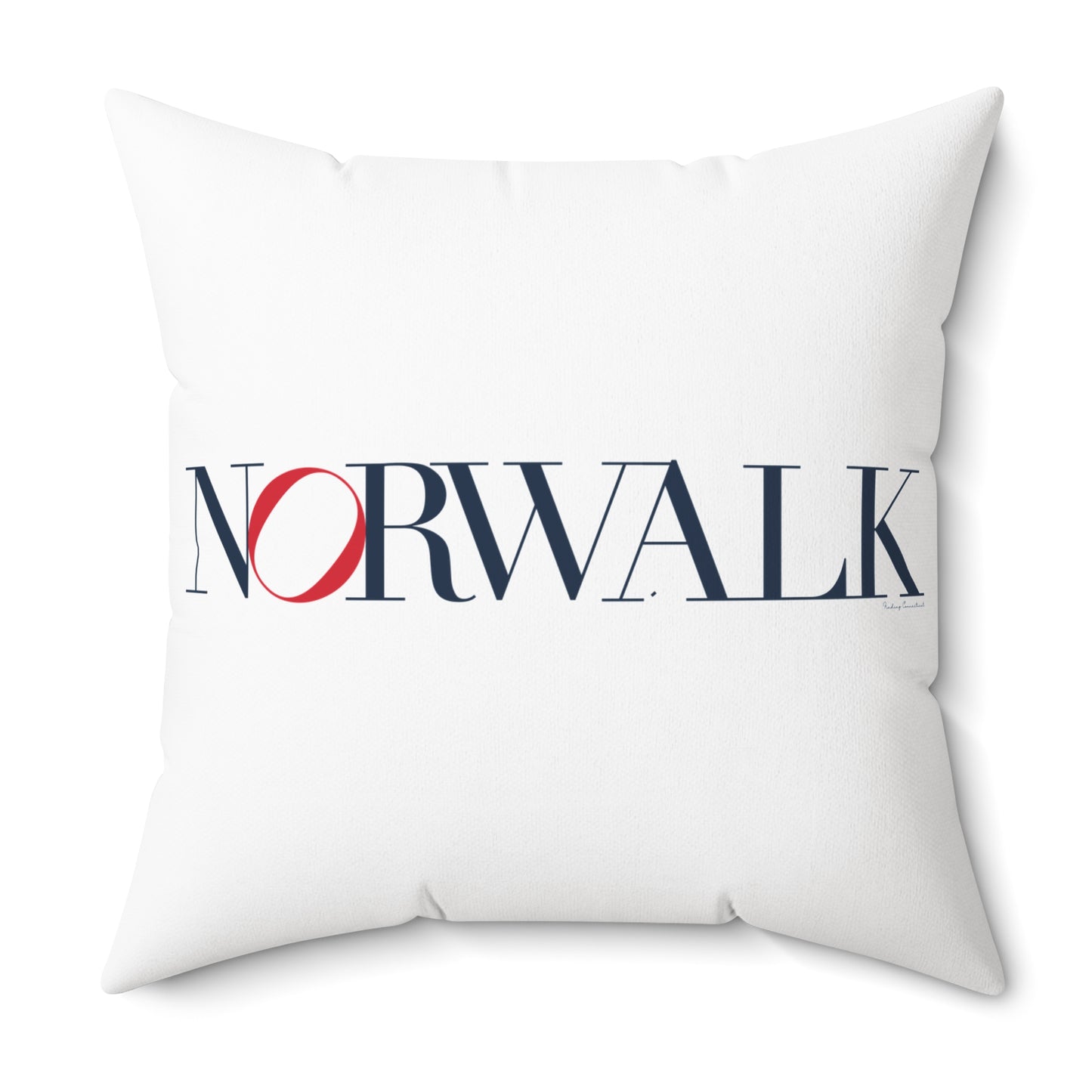 41 Tilt Norwalk Spun Polyester Square Pillow
