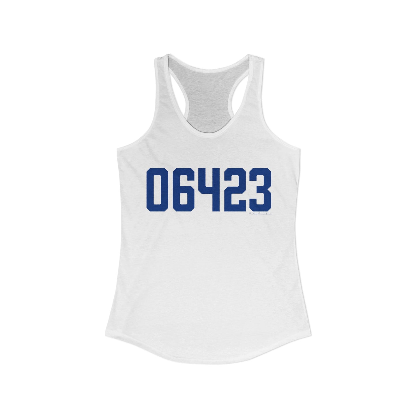 06423 East Haddam Connecticut Zip Code Women's Ideal Racerback Tank Top