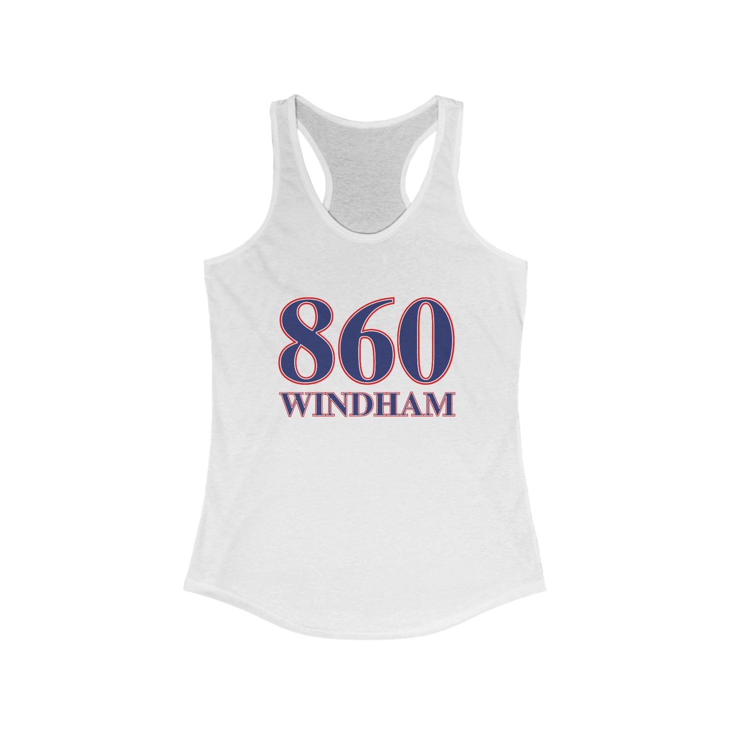 860 Windham Red White & Blue Women's Ideal Racerback Tank Top