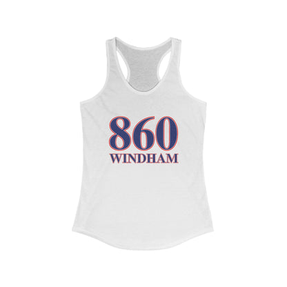 860 Windham Red White & Blue Women's Ideal Racerback Tank Top