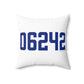 06242 Eastford Connecticut Zip Code Spun Polyester Square Pillow