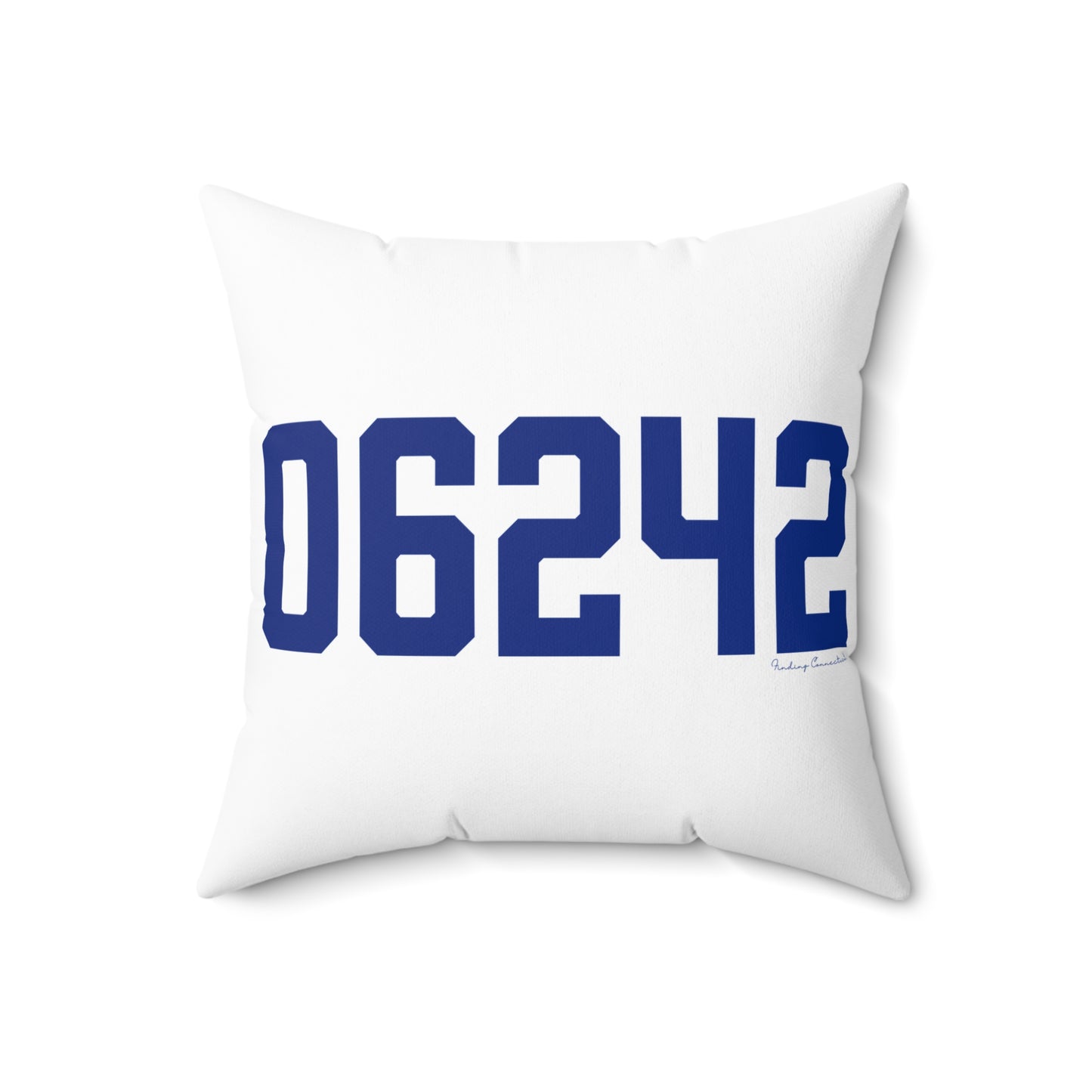 06242 Eastford Connecticut Zip Code Spun Polyester Square Pillow