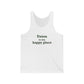 Union is My Happy Place  Unisex Jersey Tank Top
