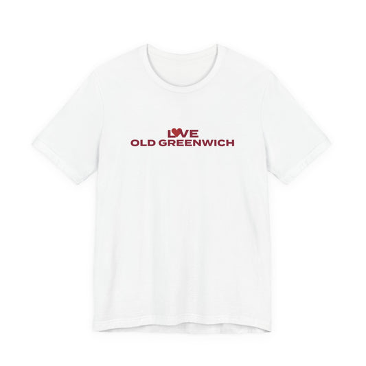 Love Old Greenwich Unisex Jersey Short Sleeve T-Shirt