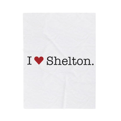 I Heart Shelton. Velveteen Plush Blanket