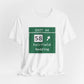 Vintage Merritt Parkway Exit 44 Sign Unisex Jersey Short Sleeve T-Shirt