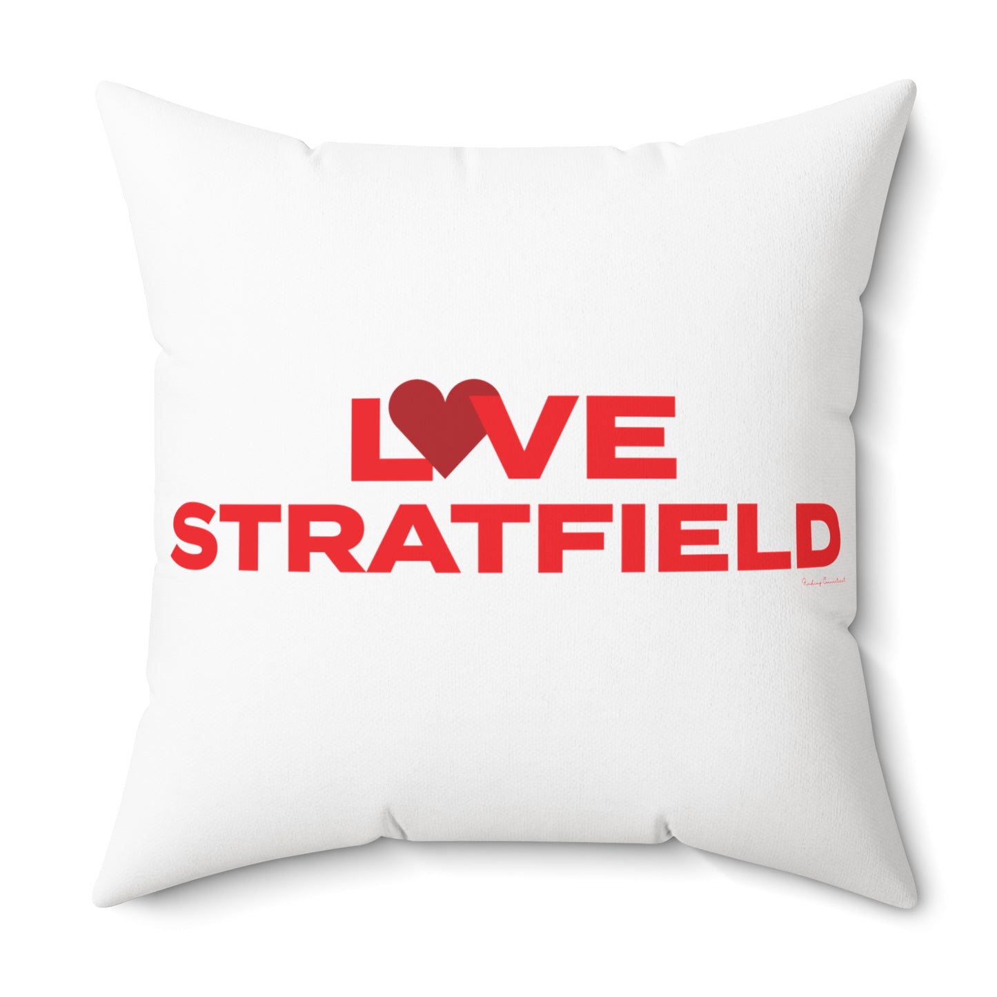 Love Stratfield Spun Polyester Square Pillow