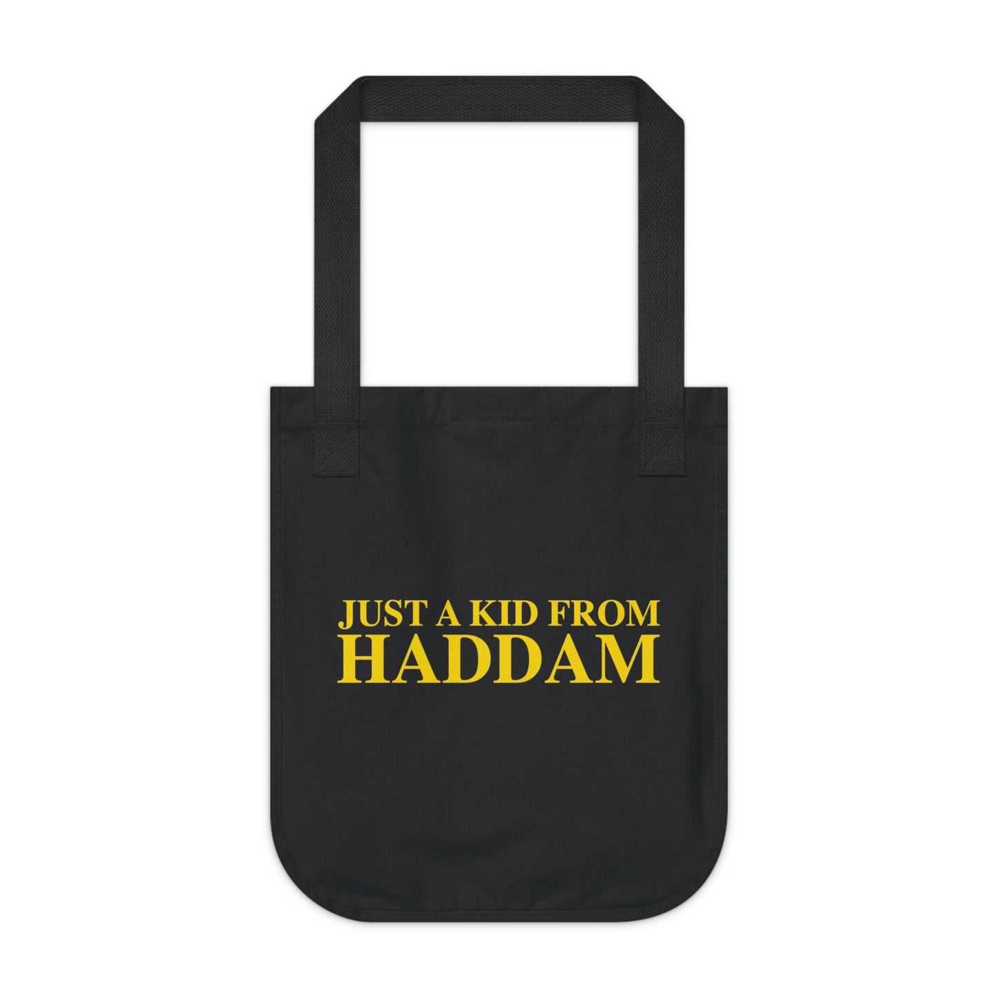 Just a kid from Haddam Organic Canvas Tote Bag