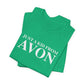 Just a kid from Avon Unisex Jersey Short Sleeve T-Shirt