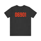06901 Stamford Connecticut Zip Code Unisex Jersey Short Sleeve T-Shirt