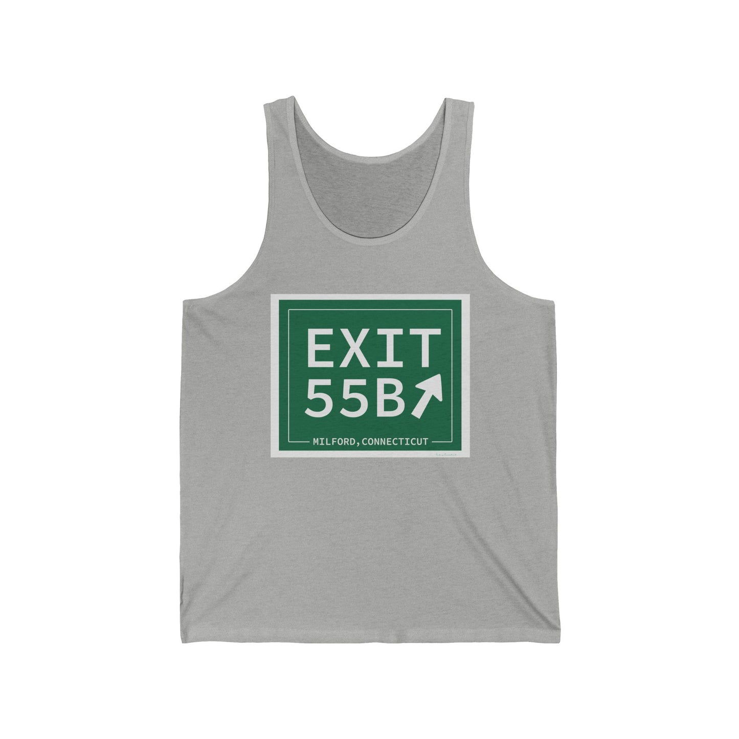 Vintage Exit 55B WCP Sign Unisex Jersey Tank Top