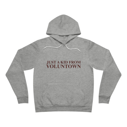 Just a kid from Voluntown Unisex Sponge Fleece Pullover Hoodie
