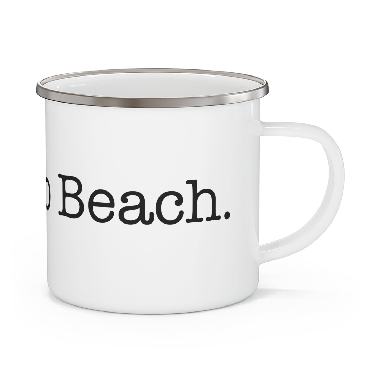 I Heart Compo Beach. Enamel Camping Mug