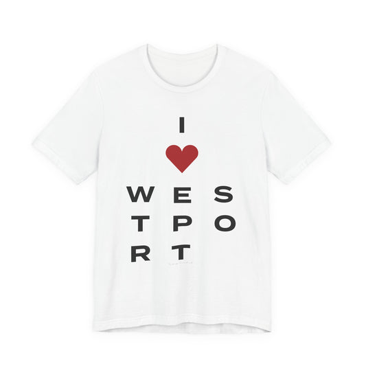 Westport Vision Unisex Jersey Short Sleeve T-Shirt