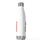 Colchester Connecticut Flag 20oz Insulated Bottle