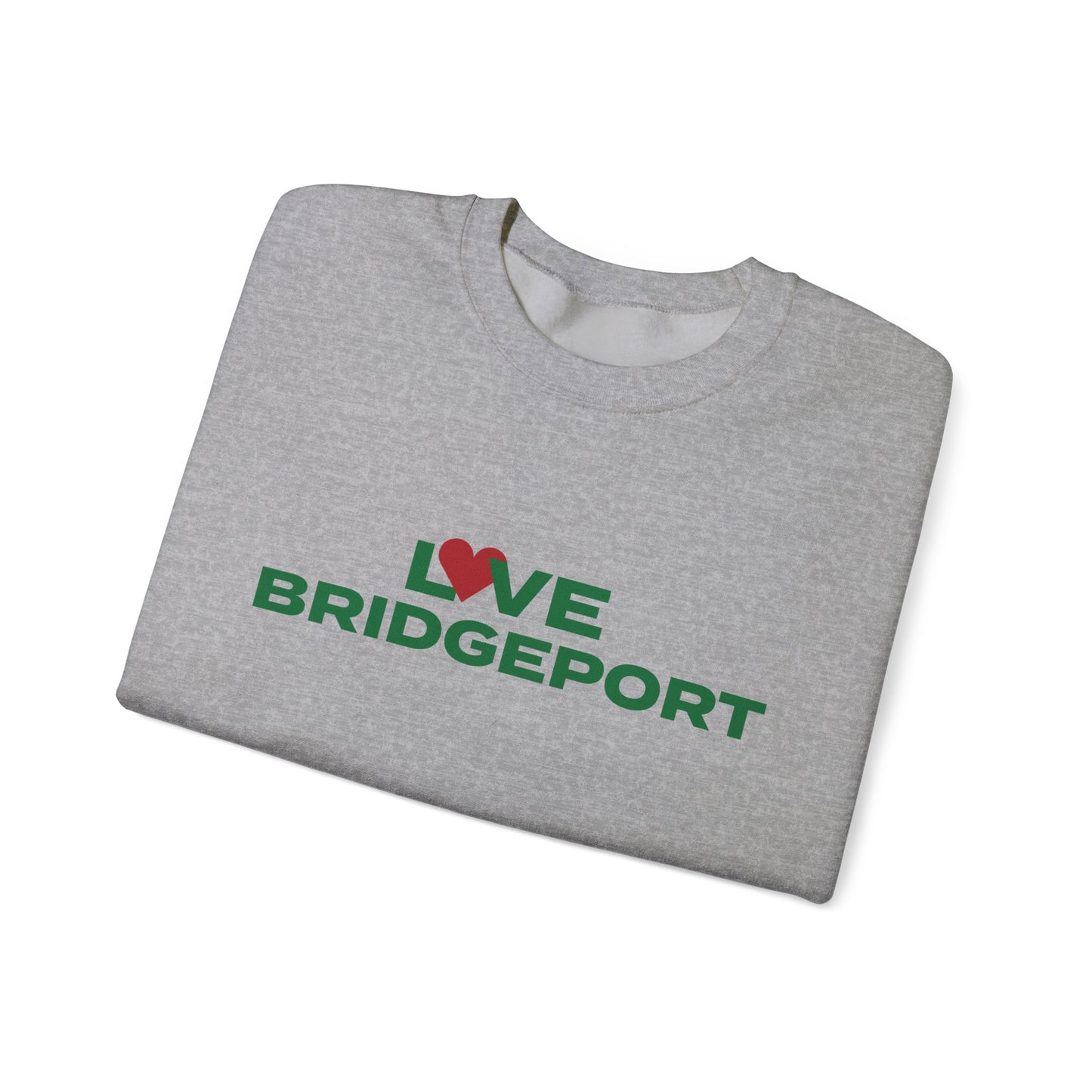 Love Bridgeport Unisex Heavy Blend™ Crewneck Sweatshirt