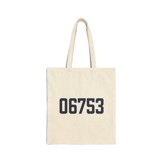 06753 Cornwall Connecticut Zip Code Cotton Canvas Tote Bag