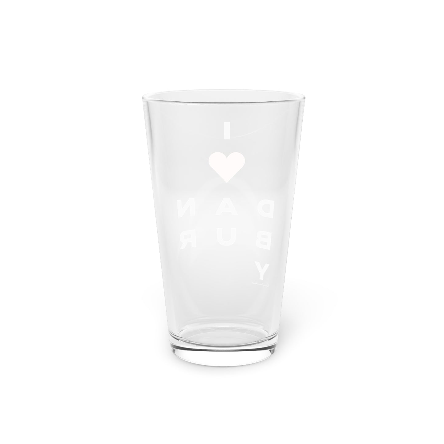 Danbury Vision Pint Glass, 16oz
