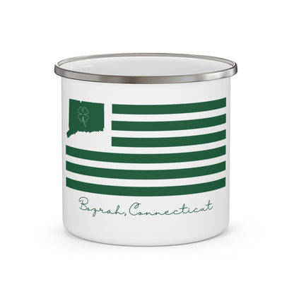 Bozrah Connecticut St. Patrick’s Day Flag Enamel Camping Mug