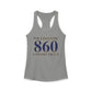 Willimantic 860 Connecticut Women's Ideal Racerback Tank Top