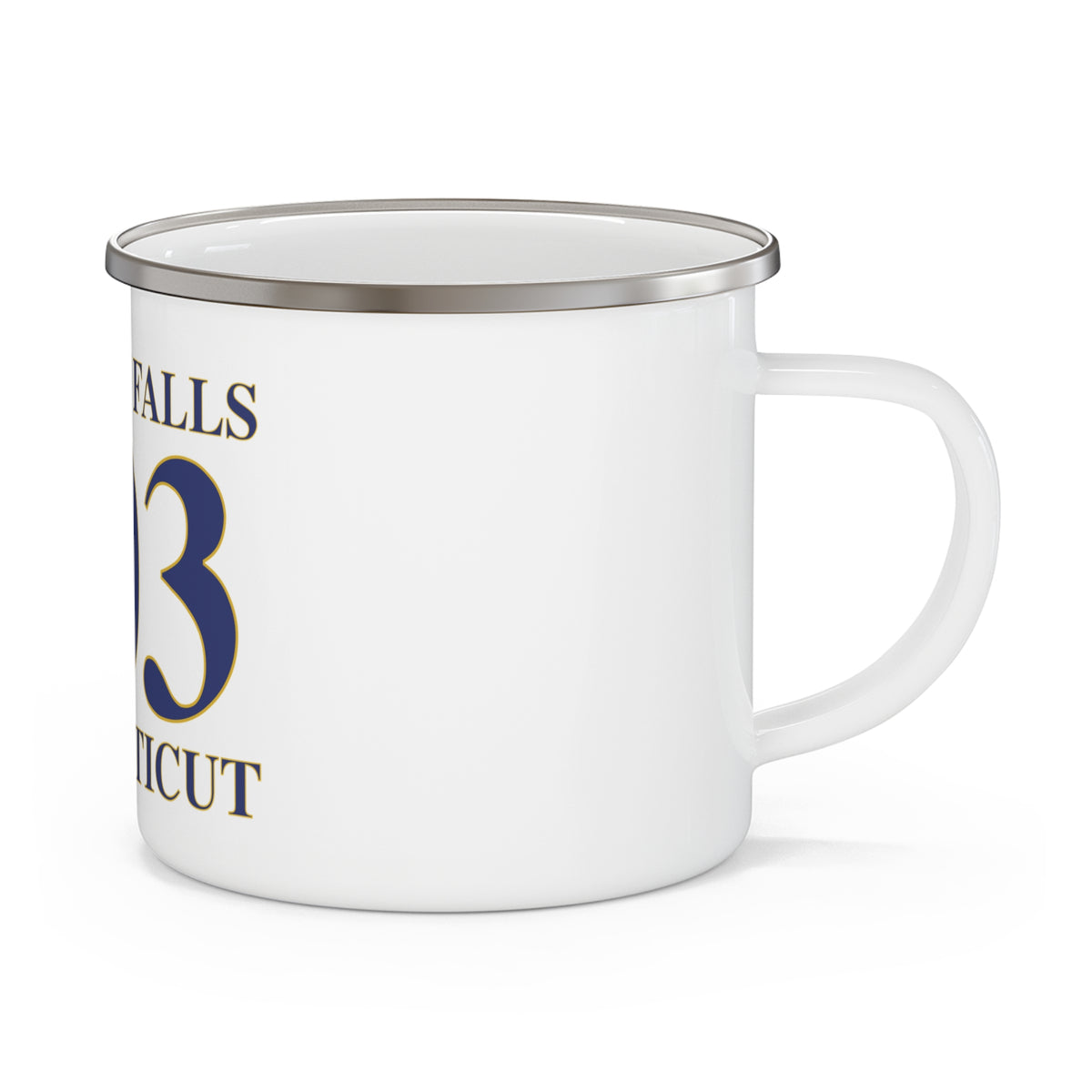Beacon Falls 203 Connecticut Enamel Camping Mug