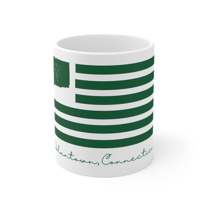 Voluntown Connecticut St. Patrick’s Day Flag Mug 11oz
