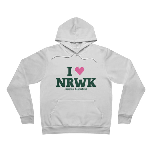 I Heart NRWK Unisex Sponge Fleece Pullover Hoodie