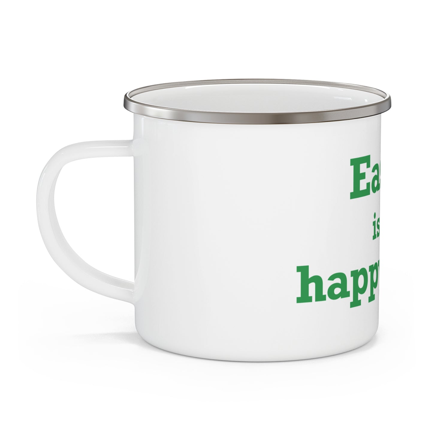 Easton Is My Happy Place Enamel Camping Mug
