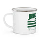 Beacon Falls Connecticut St. Patrick’s Day Flag Enamel Camping Mug