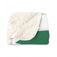 Vintage Merritt Parkway Exit 51 Sign Sherpa Fleece Blanket