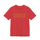 Goose Zip Code Orange & Green Unisex Jersey Short Sleeve T-Shirt