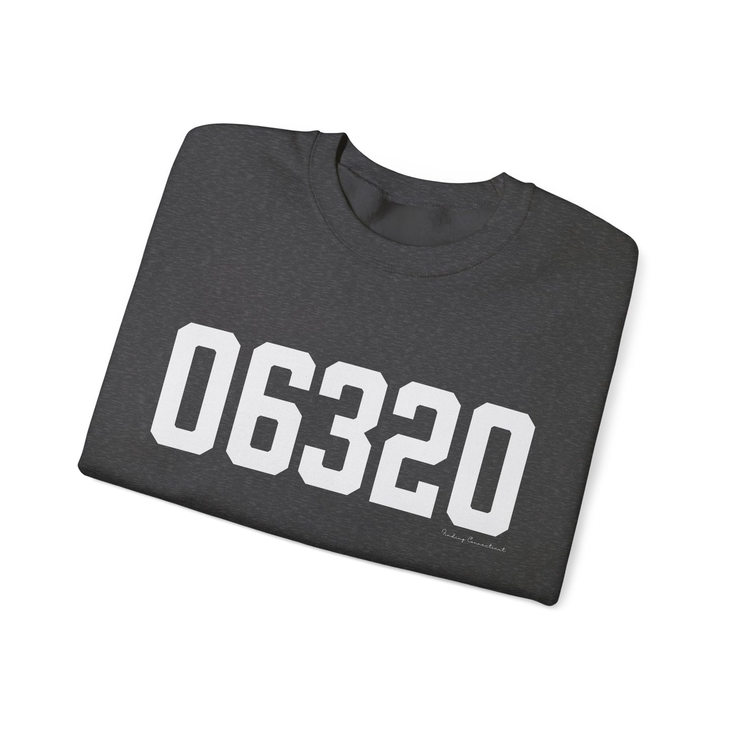 06320 - New London Connecticut Zip Code  Unisex Heavy Blend™ Crewneck Sweatshirt