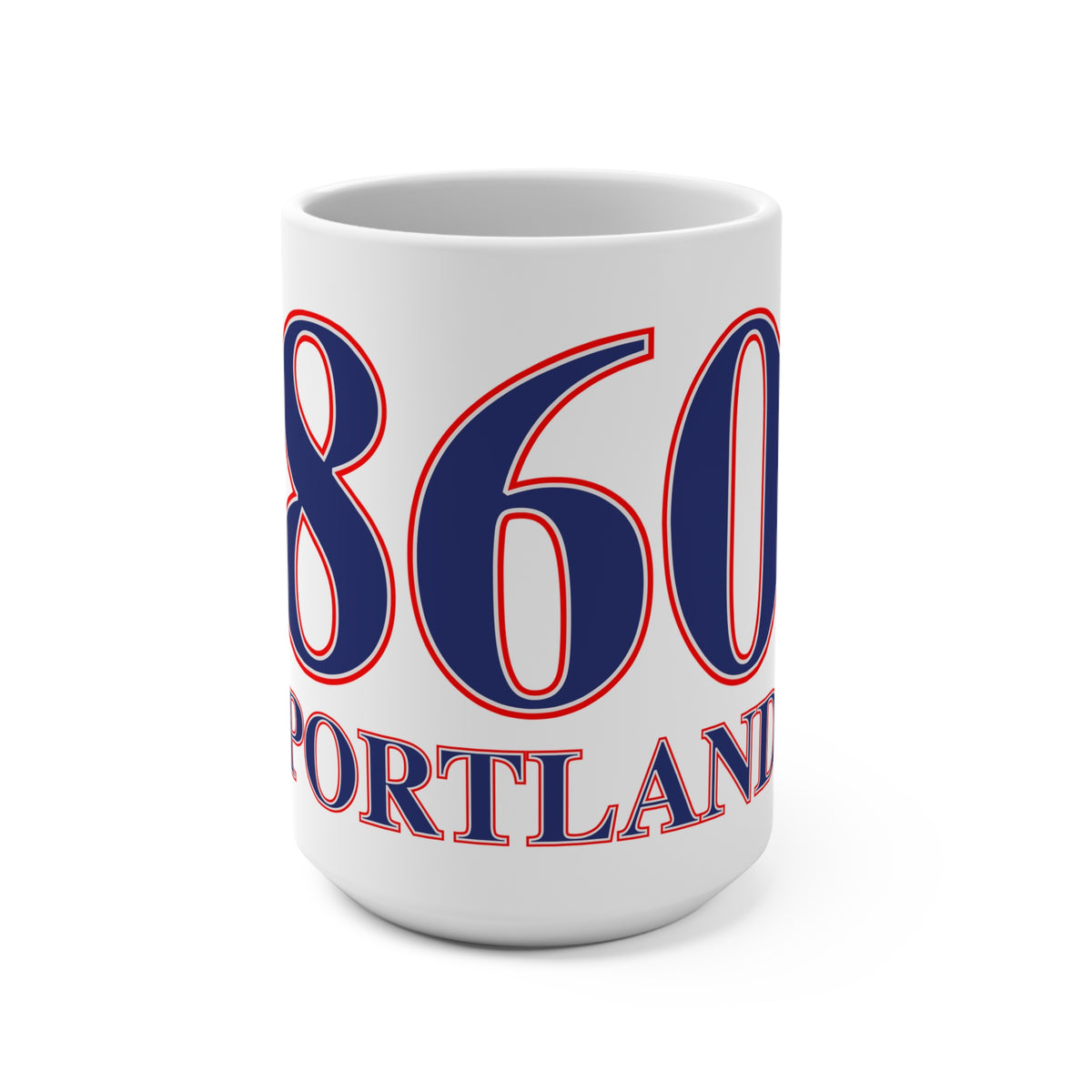 860 Portland Red, White & Blue Mug 15oz