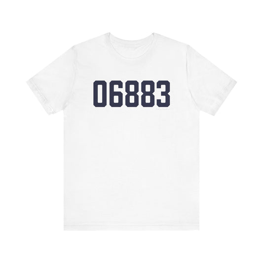06883 Weston Connecticut Zip Code Unisex Jersey Short Sleeve T-Shirt