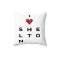 Shelton Vision Spun Polyester Square Pillow