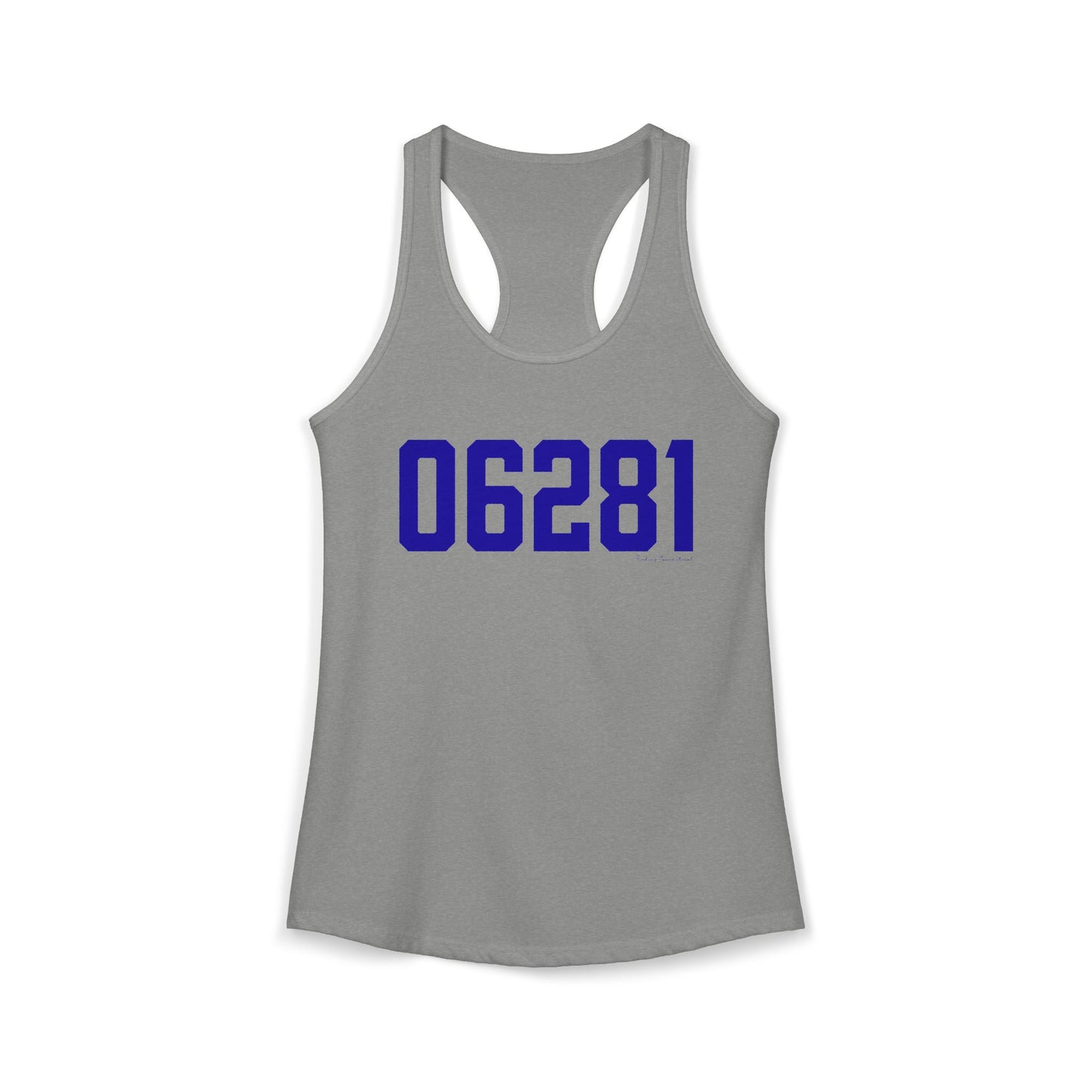06281 Woodstock Connecticut Zip Code Women's Ideal Racerback Tank Top