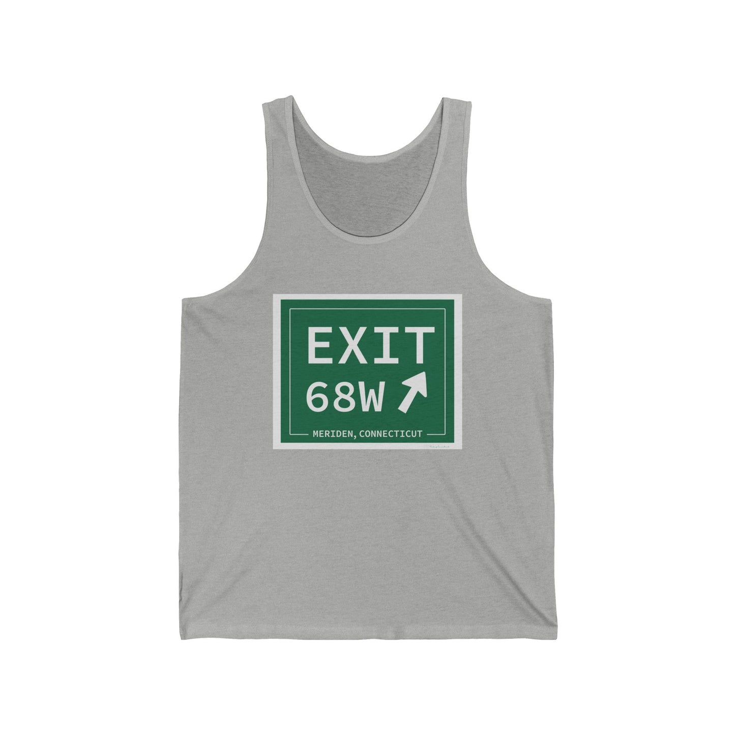 Vintage Exit 68W WCP Sign Unisex Jersey Tank Top