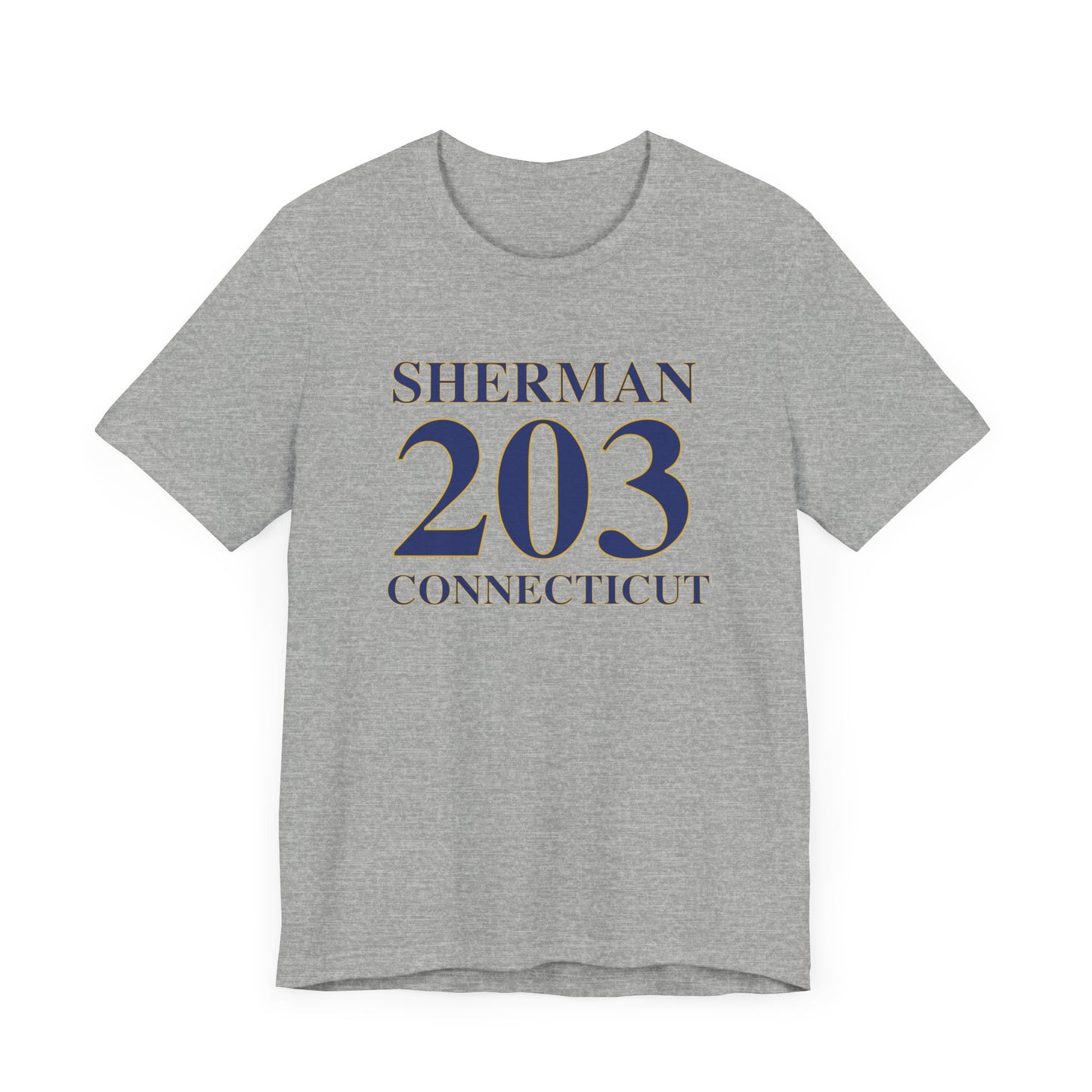 Sherman 203 Connecticut Unisex Jersey Short Sleeve Tee