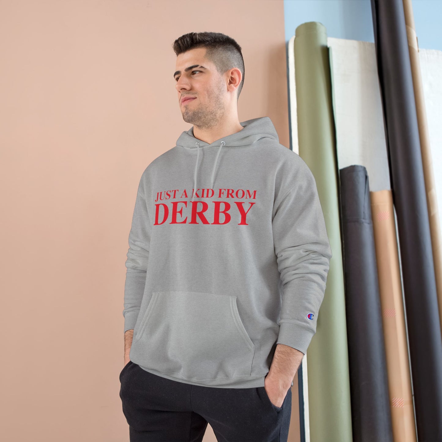 Just a kid from Derby Champion Hoodie