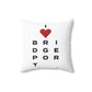 Bridgeport Vision Spun Polyester Square Pillow