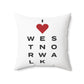 West Norwalk Vision Spun Polyester Square Pillow