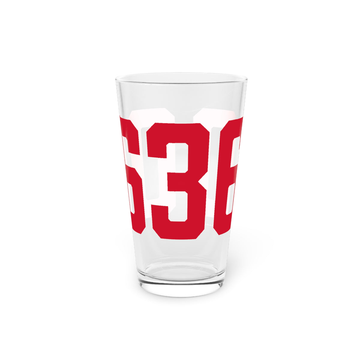 06360 Norwich Connecticut Zip Code Pint Glass, 16oz