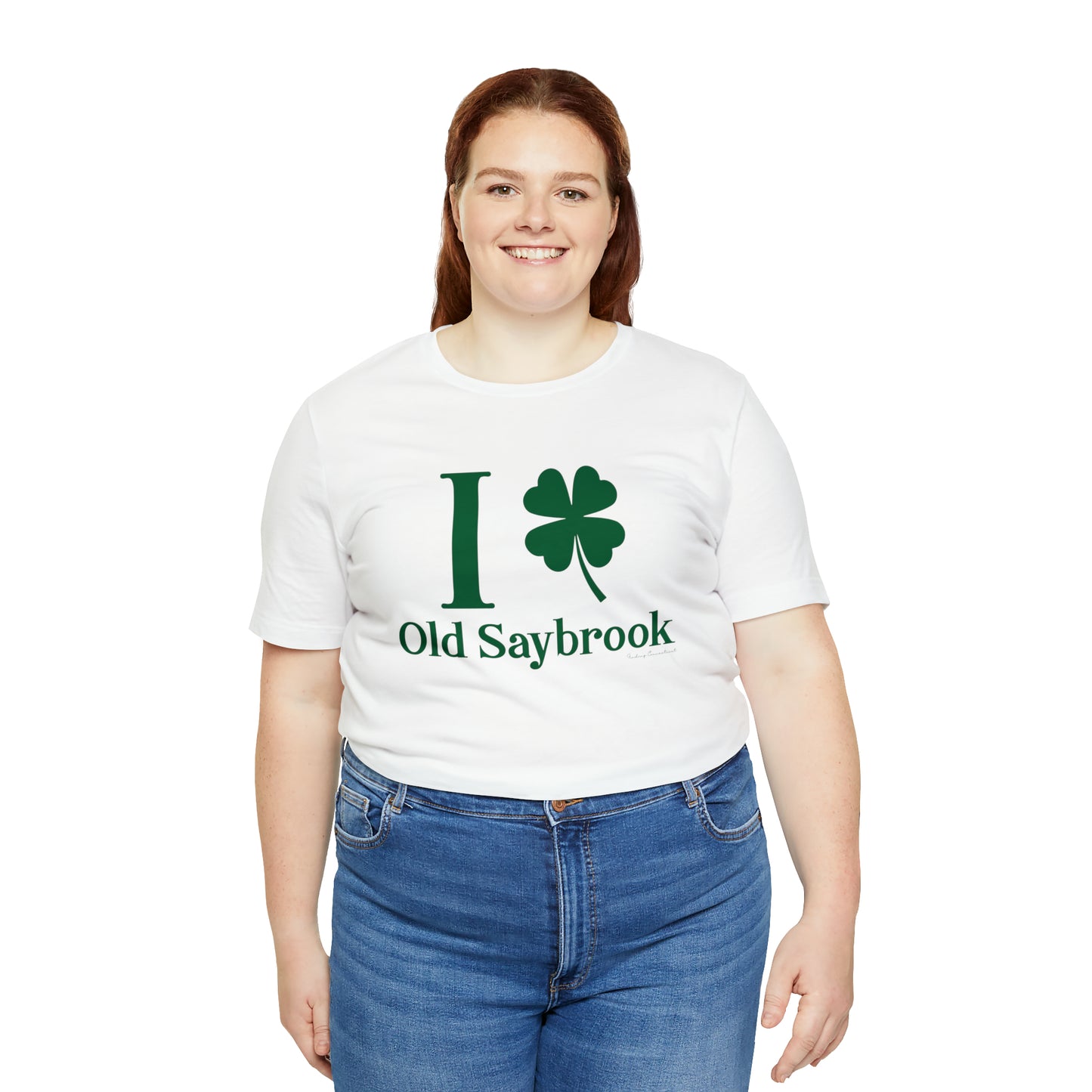 I Clover Old Saybrook Unisex Jersey Short Sleeve T-Shirt (green)