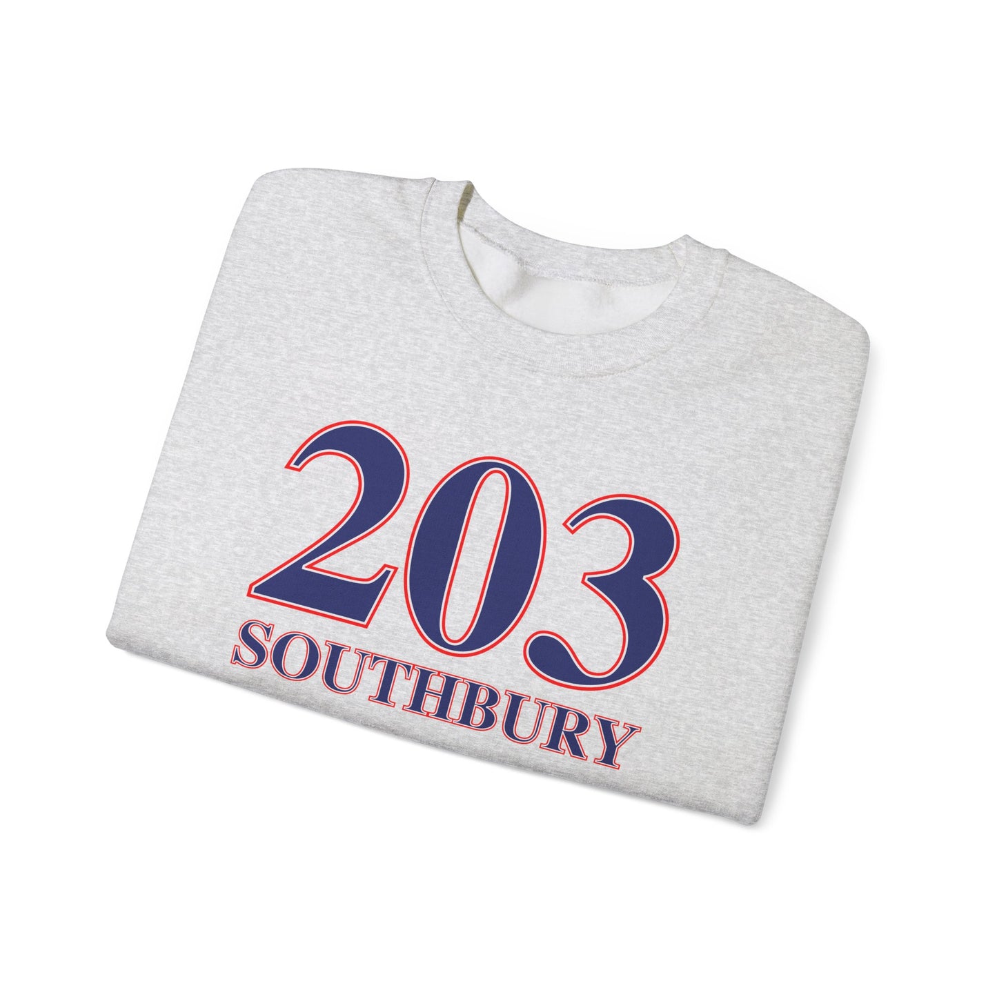 203 Southbury Red White & Blue Unisex Heavy Blend™ Crewneck Sweatshirt