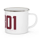 06801 Bethel Connecticut Zip Code Enamel Camping Mug