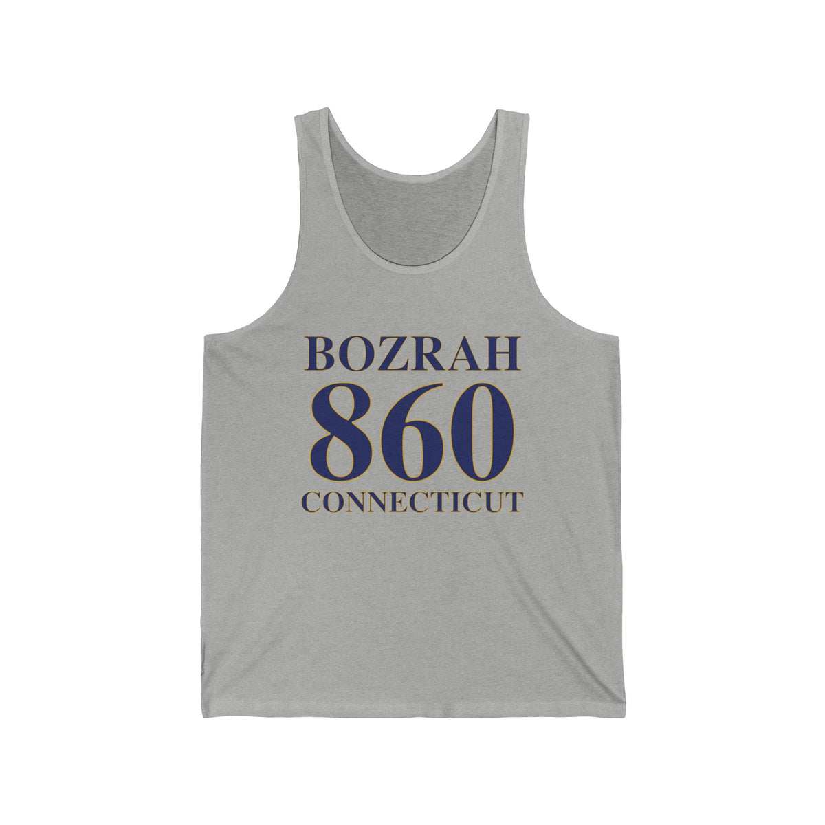 Bozrah 860 Connecticut Unisex Jersey Tank Top