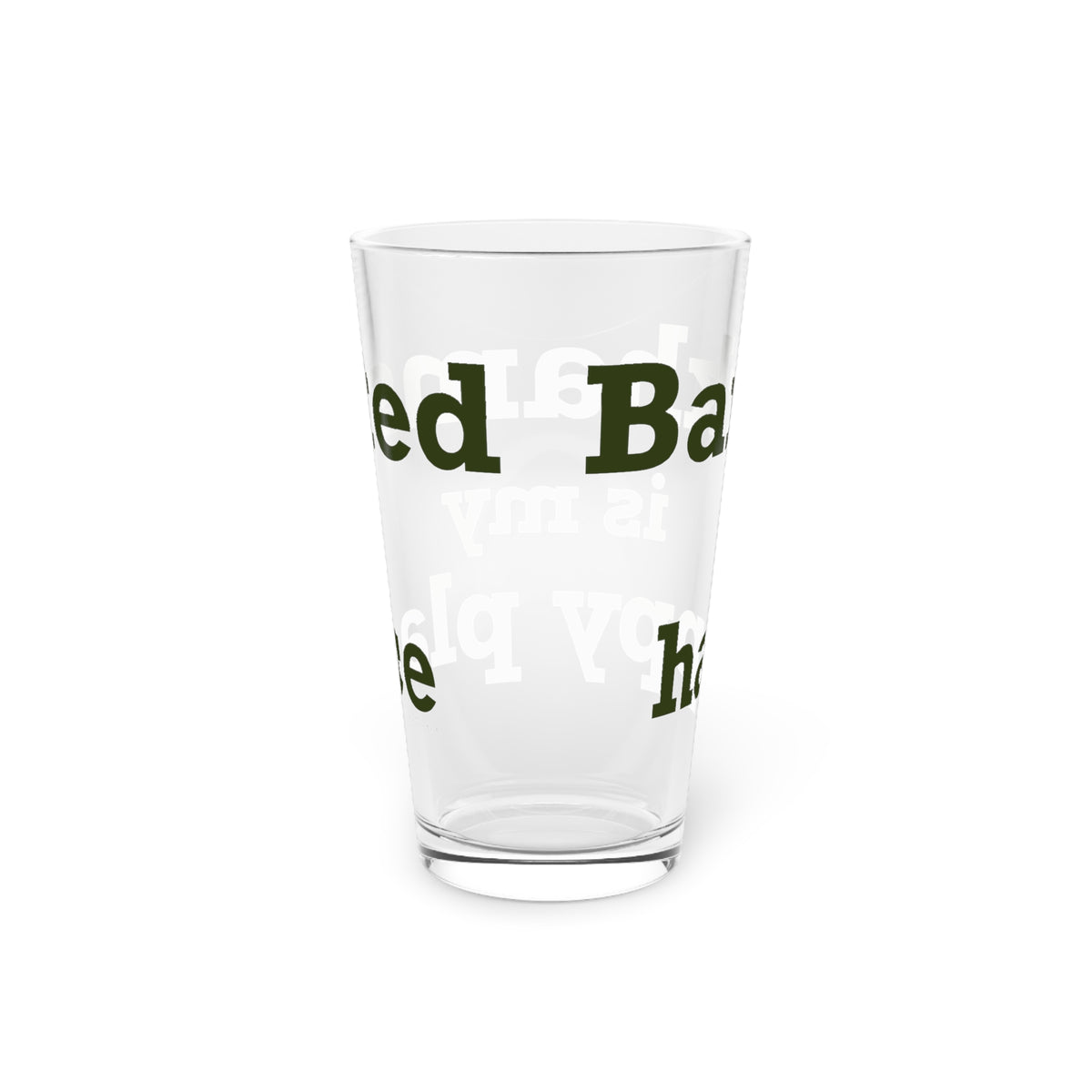 Barkhamsted is my Happy Place Pint Glass, 16oz