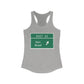 Vintage Merritt Parkway Exit 33 Sign Women's Ideal Racerback Tank Top