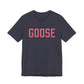 Goose Zip Code Pink & Black Unisex Jersey Short Sleeve T-Shirt