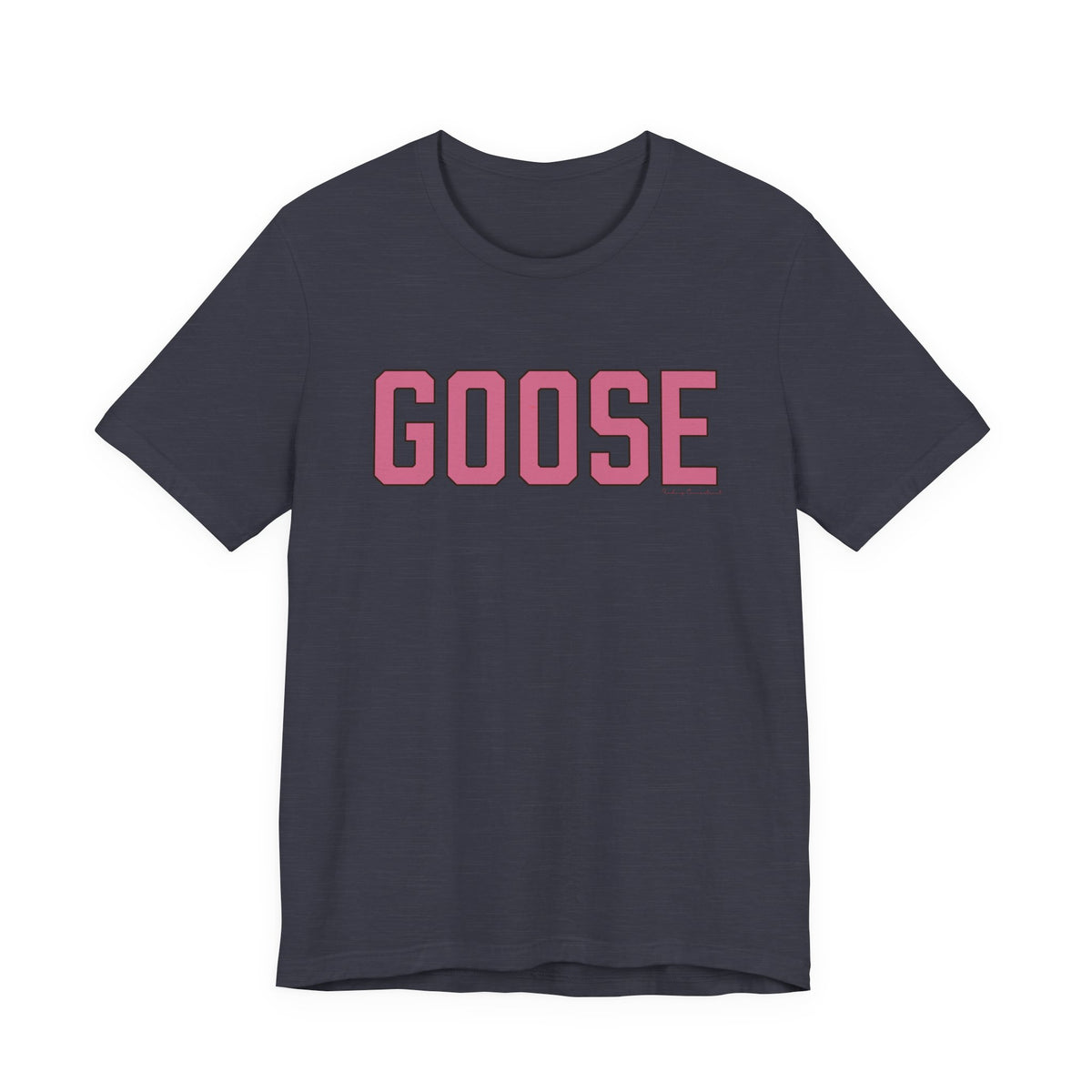 Goose Zip Code Pink & Black Unisex Jersey Short Sleeve T-Shirt